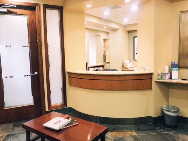 Office reception desk