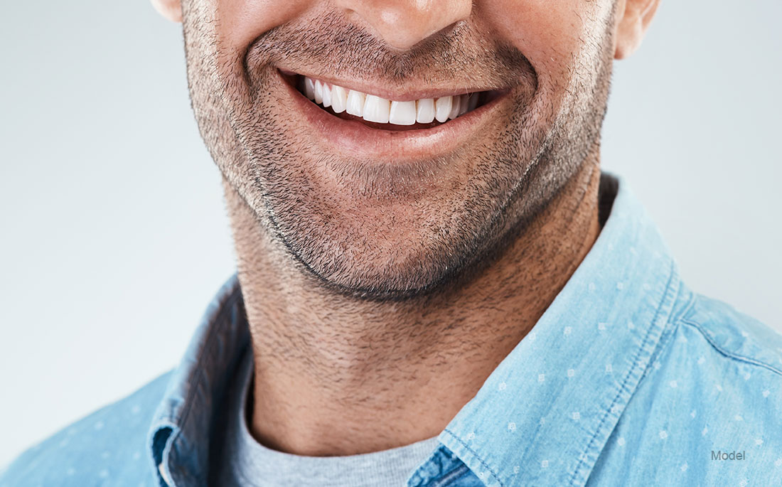Closeup of a man with a smile